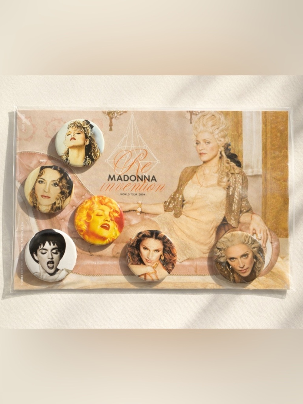 Madonna Re-Invention World Tour 2004 Button Set